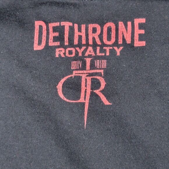 Dethrone Royalty Graphic SS Tee Black - Size XL - Picture 4 of 5
